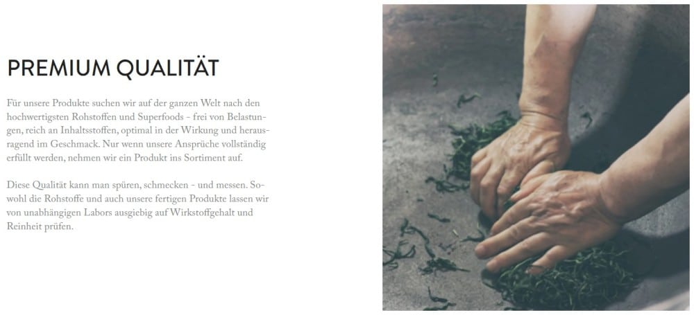 Sunday Natural Premium Qualität