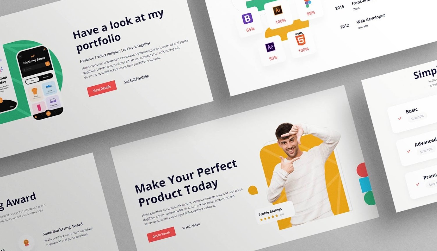 10 Striking Web Portfolios 1